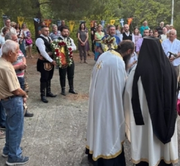 Στην περιφορά της εικόνας του Αγίου Παντελεήμονα συμμετείχαν οι «Ακρίτες» Πολυκάστρου