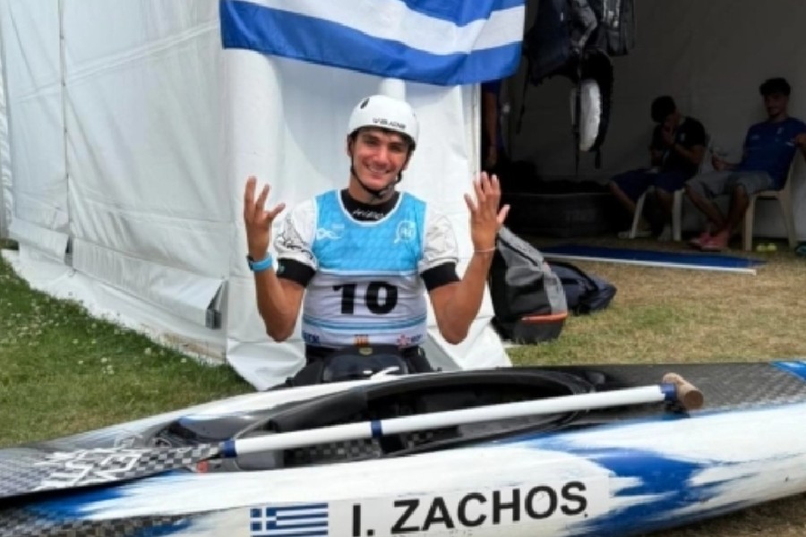Τεράστια διάκριση για τον Γιάννη Ζάχο στο Παγκόσμιο Πρωτάθλημα Canoe Slalom