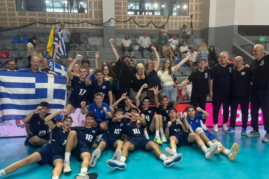 Ελλάδα: Άνετη πρεμιέρα στο ευρωπαϊκό βόλεϊ ανδρών Κ16 στην Αρμενία