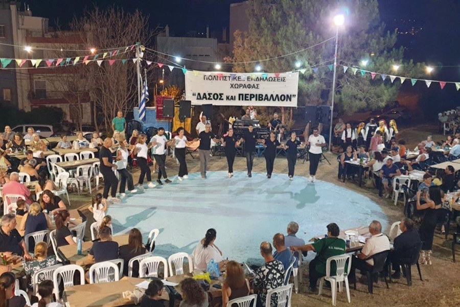 Η Λέσχη Ποντίων Ν. Καβάλας συμμετείχε στις καλοκαιρινές εκδηλώσεις στον Χωραφά