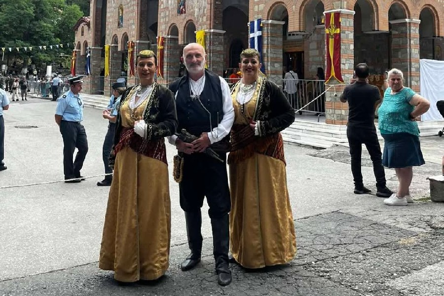 Στις εορταστικές εκδηλώσεις στην Ι.Μ.Παναγίας Σουμελά στο Βέρμιο συμμετείχε ο «Άγιος Θεόδωρος Γαβράς»