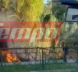 Πάτρα: Συνελήφθη ένας 14χρονος για τη φωτιά στον προαστιακό – Αναζητούνται 2 άτομα