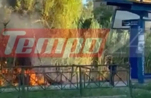 Πάτρα: Συνελήφθη ένας 14χρονος για τη φωτιά στον προαστιακό – Αναζητούνται 2 άτομα