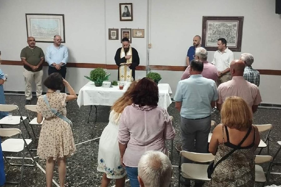 Τον αγιασμό του τέλεσε ο «Εύξεινος Πόντος» Μεταμόρφωσης
