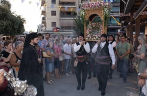 Η «Παναγία Σουμελά» Σαλαμίνας στην περιφορά της Παναγίας Ελεούσας στην Καλλιθέα