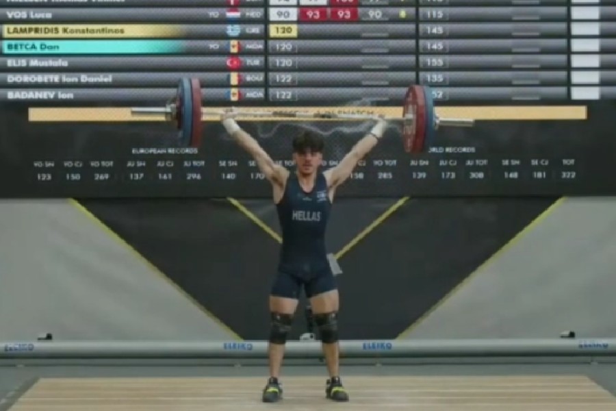 Ο Λαμπρίδης κατέκτησε το ασημένιο μετάλλιο στο ευρωπαϊκό πρωτάθλημα άρσης βαρών