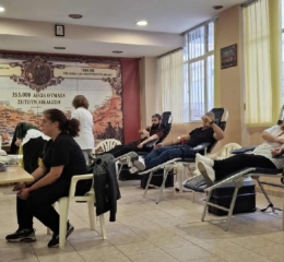 Πραγματοποιήθηκε η 70η Αιμοδοσία των «Ακριτών» Σταυρούπολης