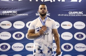 «Χάλκινος» ο Χρήστος Σέρμιας στο Παγκόσμιο πρωτάθλημα Grappling No-Gi U20 του Λουτρακίου