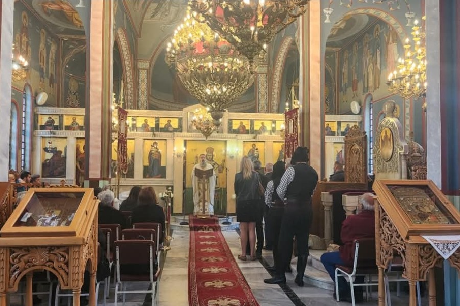 Θεία Λειτουργία και τέλεση πάνδημου ετήσιου μνημοσύνου στην Ιερά Μονή Αγίου Γεωργίου Περιστερεώτα