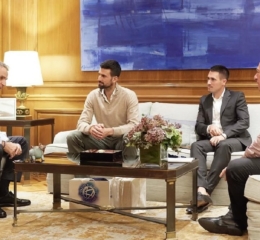 Τζόκοβιτς: Συνάντηση με Μητσοτάκη στο Μέγαρο Μαξίμου