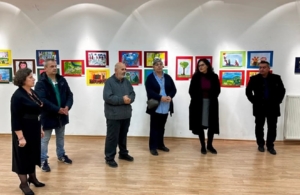 Πραγματοποιήθηκαν τα εγκαίνια της 6ης έκθεσης παιδικής ζωγραφικής της Ευξείνου Λέσχης Ποντίων Νάουσας