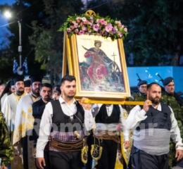 Στις εορταστικές εκδηλώσεις της Αγίας Αικατερίνης συμμετείχε ο «Καύκασος»