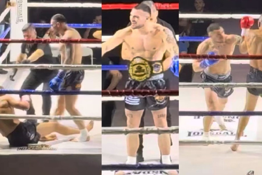 Ο Γιώργος Μακράκης middleweight πρωταθλητής στο «Hall of Champions 11 by Lonsdale»