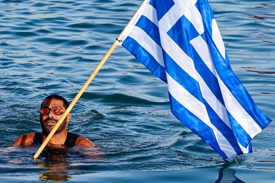 Κατέρριψε το παγκόσμιο ρεκόρ συνεχούς κολύμβησης σε ανοιχτή θάλασσα ο παραολυμπιονίκης Χ. Ταϊγανίδης