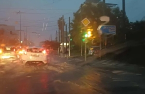 Κακοκαιρία Byron: Λίμνη η Πειραιώς, μεγάλος κίνδυνος για τους οδηγούς