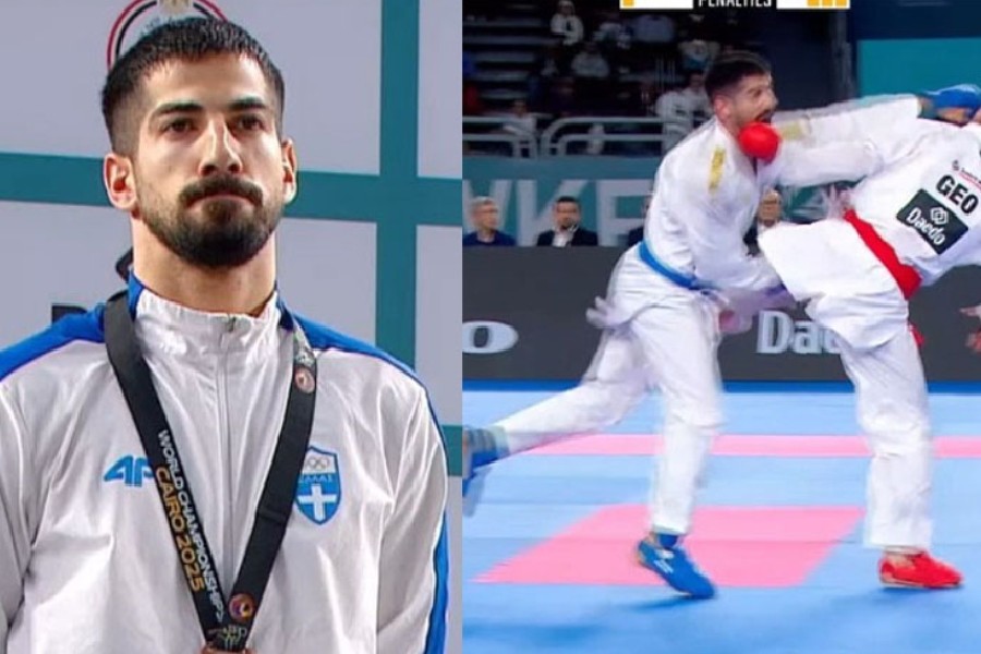 Χάλκινος Παγκόσμιος Πρωταθλητής Καράτε ο Στέφανος Ξένος στο Κάιρο