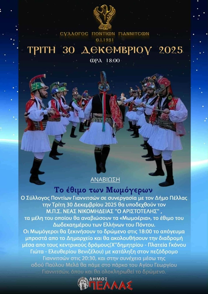 Οι Μωμόγεροι στα Γιαννιτσά