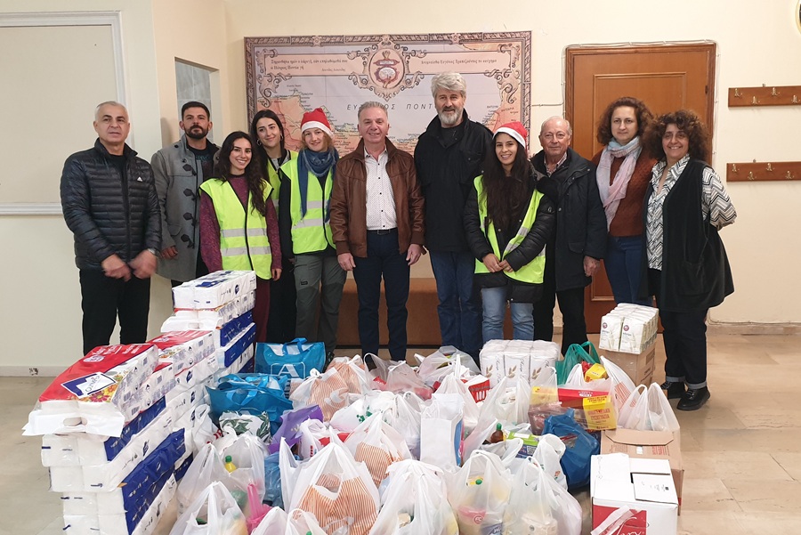 Το μήνυμα των Χριστουγέννων μέσα από την έμπρακτη προσφορά της Ένωσης Ποντίων Πιερίας