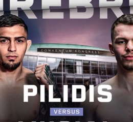 Ο Γιώργος Πιλίδης με τον Πολωνό Michal Musial 7 Φεβρουαρίου στο FCR 27 της Σουηδίας