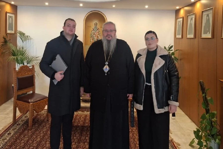 Συνάντηση με τον Σεβασμιότατο Μητροπολίτη Λαρίσης και Τυρνάβου κ.κ. Ιερώνυμο είχαν οι Φοιτητές Λάρισας