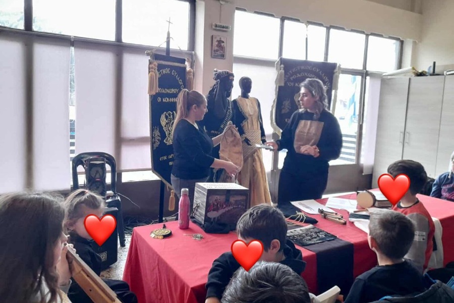 «Οι Κομνηνοί» Ροδοχωρίου υποδέχτηκαν τα παιδιά του Δημοτικού Σχολείου