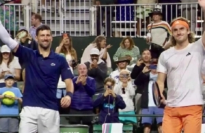 Εντυπωσιακή πρεμιέρα οι Τσιτσιπάς και Τζόκοβιτς στο διπλό στο Indian Wells