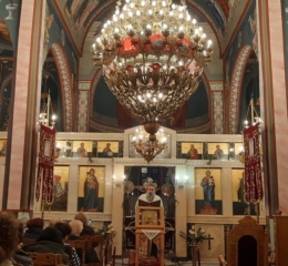 Ο «Άγιος Γεώργιος Περιστερεώτα» στους Δ’ Χαιρετισμούς