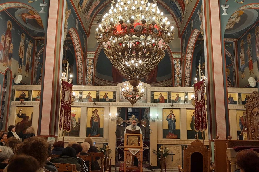 Ο «Άγιος Γεώργιος Περιστερεώτα» στους Δ’ Χαιρετισμούς