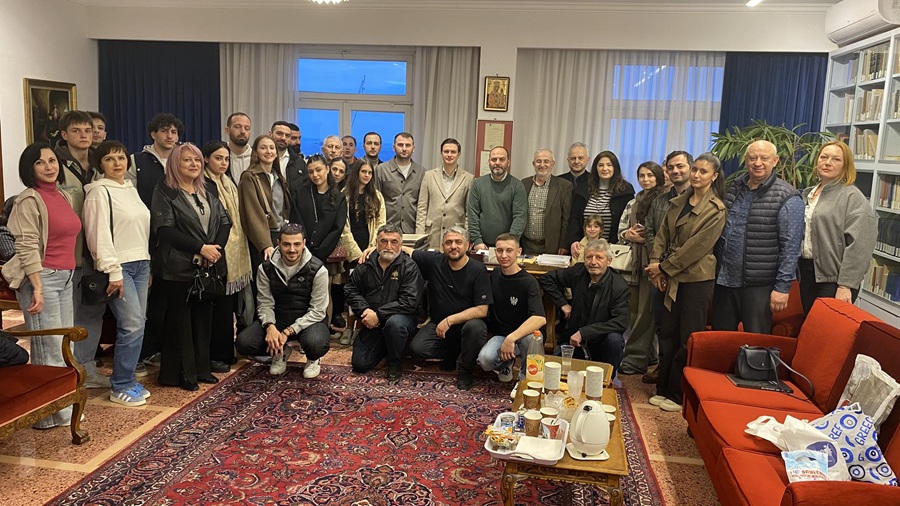 Ομογενείς από τη Ρωσία επισκέφθηκαν την Εύξεινο Λέσχη Θεσσαλονίκης