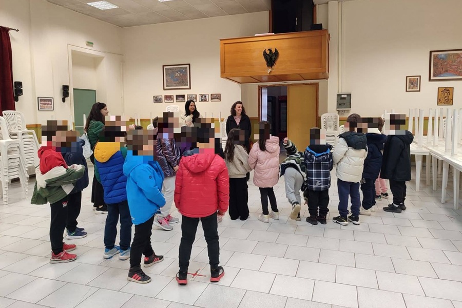 Τους μαθητές του Δημοτικού Σχολείου Αριδαίας υποδέχτηκε η Εύξεινος Λέσχη Αλμωπίας