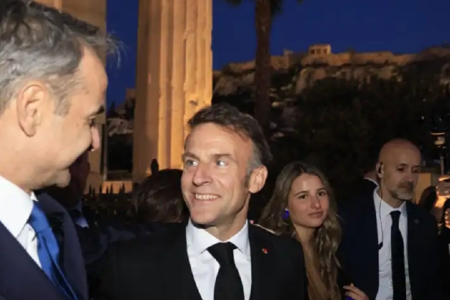 Μακρόν σε Μητσοτάκη: Αν η Τουρκία απειλήσει την Ελλάδα θα είμαστε εδώ, αυτός είναι ο ορισμός της φιλίας