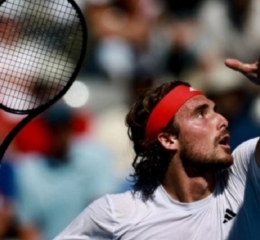 Τσιτσιπάς: Αποκλεισμός στο διπλό της Μαδρίτης