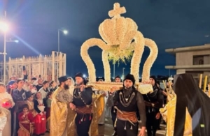 Στην περιφορά του Επιταφίου συμμετείχαν οι «Ακρίτες» Ασπροπύργου