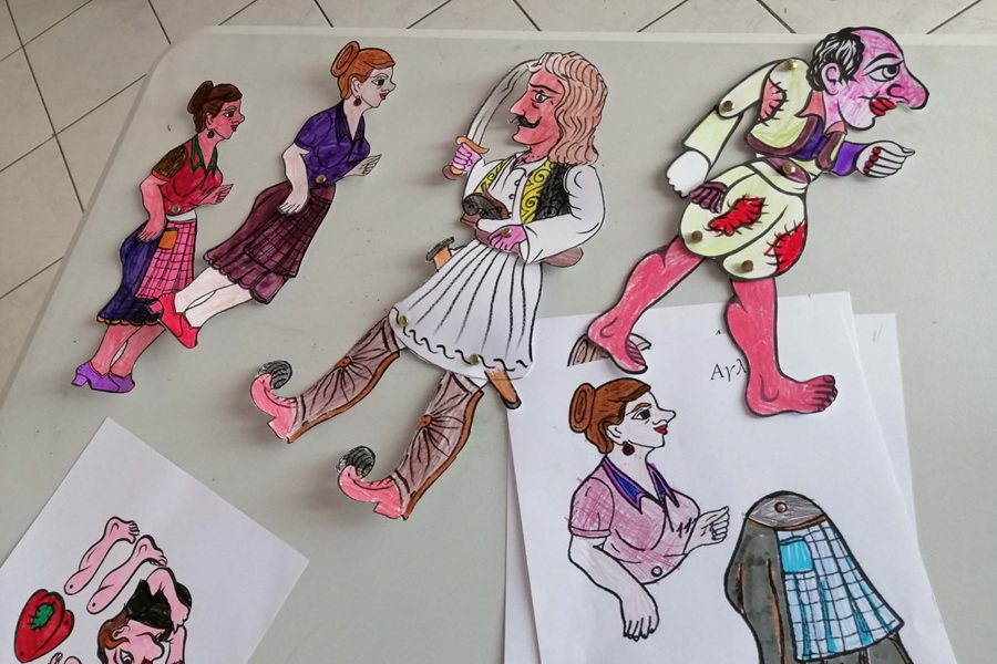 Αφιέρωμα στις Παγκόσμιες Ημέρες Θεάτρου, Θεάτρου Σκιών & Παιδικού Βιβλίου το μάθημα του «Εργαστηρίου του Πόντου» της ΕΠΝΚ