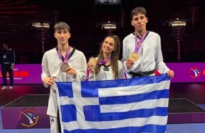Τρία μετάλλια για την Ελλάδα στο Ευρωπαϊκό πρωτάθλημα Ταεκβοντό
