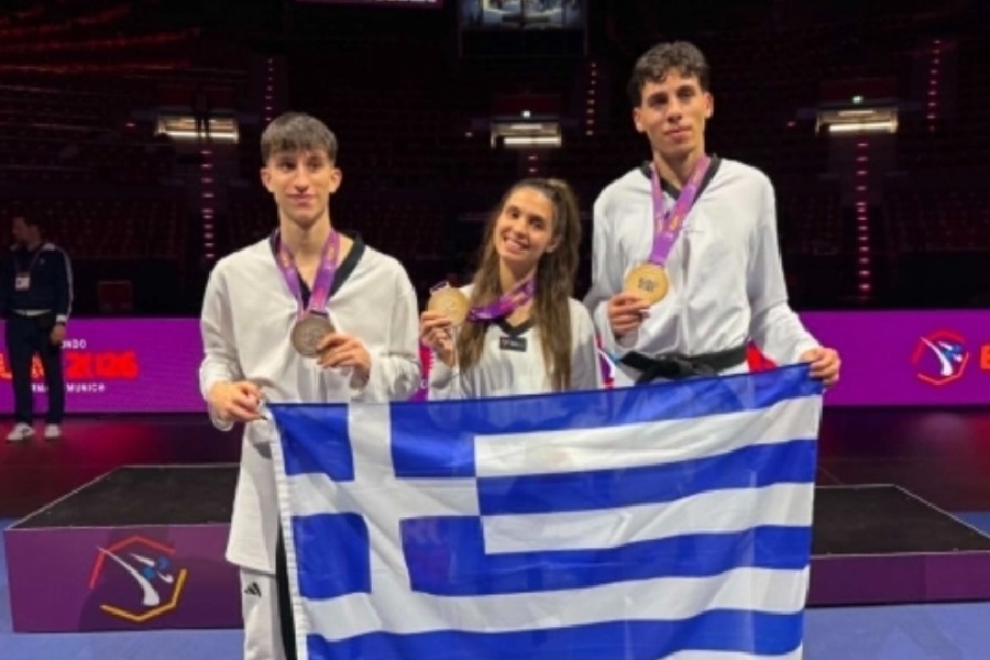 Τρία μετάλλια για την Ελλάδα στο Ευρωπαϊκό πρωτάθλημα Ταεκβοντό