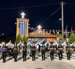 Στις εορταστικές εκδηλώσεις του Αγίου Γεωργίου με το πάτριο ημερολόγιο συμμετείχε η «Τραπεζούντα» Φυλής