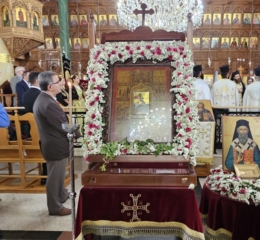Στο Παραλίμνι η Ιερά εικόνα Αγίου Γεωργίου Περιστερεώτα