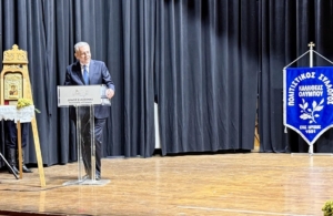Μάξιμος Χαρακόπουλος στην Ελασσόνα:  Ευγνώμονες στον Κώστα Φωτιάδη που τεκμηρίωσε την Ποντιακή Γενοκτονία
