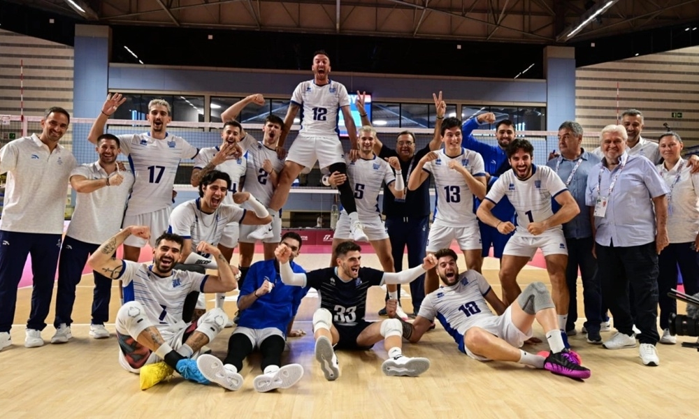 Μεσογειακοί Αγώνες 2026: 3-0 επί της Αιγύπτου και στα ημιτελικά η Εθνική ανδρών