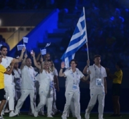 Μεσογειακοί Αγώνες: Οι Σίσκος και Πρεβολαράκη άνοιξαν την παρέλαση στην τελετή έναρξης