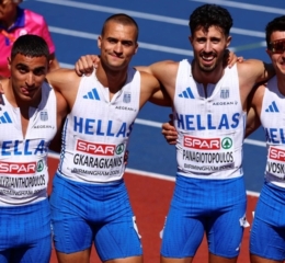 Ευρωπαϊκό Στίβου 2026: Η εθνική ομάδα 4Χ100μ. ανδρών στην 6η θέση