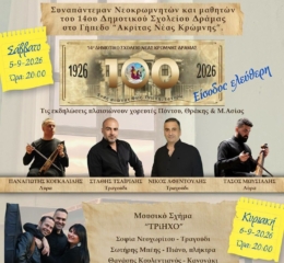 Έρχεται το Συναπάντημα Νεοκρωμνητών και μαθητών 14ου Δημοτικού Σχολείου Δράμας