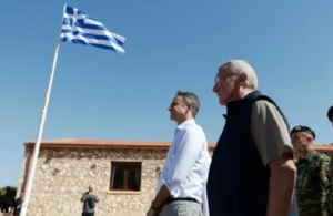 Ο Κυριάκος Μητσοτάκης επισκέφθηκε τη Ρω και την Στρογγυλή – Ενημερώθηκε για τα έργα στα νησιά