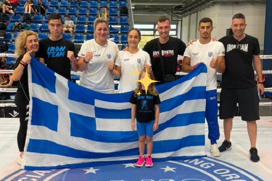 «Iron Team Αγίας Βαρβάρας»: Χρυσή η Χριστίνα Τρωγάδη και χάλκινος ο Γιώργος Τρωγάδης στο 31ο Παγκόσμιο Κύπελλο Kickboxing της WAKO