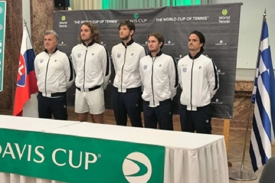Davis Cup: Το πρόγραμμα της Ελλάδας με τη Σλοβακία στο Κόζιτσε