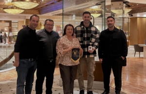 Η πρόεδρος του «Αλέξιου Κομνηνού» Έβρου συνατήθηκε με τον «Διγενή» Ρόδου