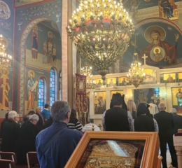 Θεία Λειτουργία και τέλεση Πάνδημου Ετήσιου Μνημοσύνου στην Ιερά Μονή Αγίου Γεωργίου Περιστερεώτα