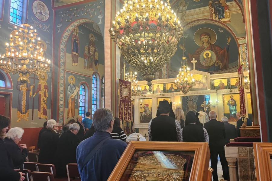 Θεία Λειτουργία και τέλεση Πάνδημου Ετήσιου Μνημοσύνου στην Ιερά Μονή Αγίου Γεωργίου Περιστερεώτα