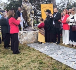 Στα αποκαλυπτήρια του Μνημείου Γενοκτονίας των Ποντίων ο Μητροπολίτης Φλωρίνης